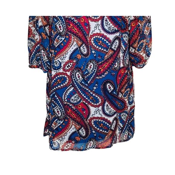 My Michelle Boho Chic Paisley Shift Dress size Small - Picture 5 of 10